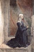 GHIRLANDAIO, Domenico Portrait of the Donor Nera Corsi Sassetti Spain oil painting artist
